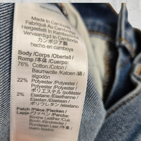 Madewell Medium Wash Roadtripper Stretch Mid Rise Womens Skinny Jeans Size 25P - Picture 5 of 9